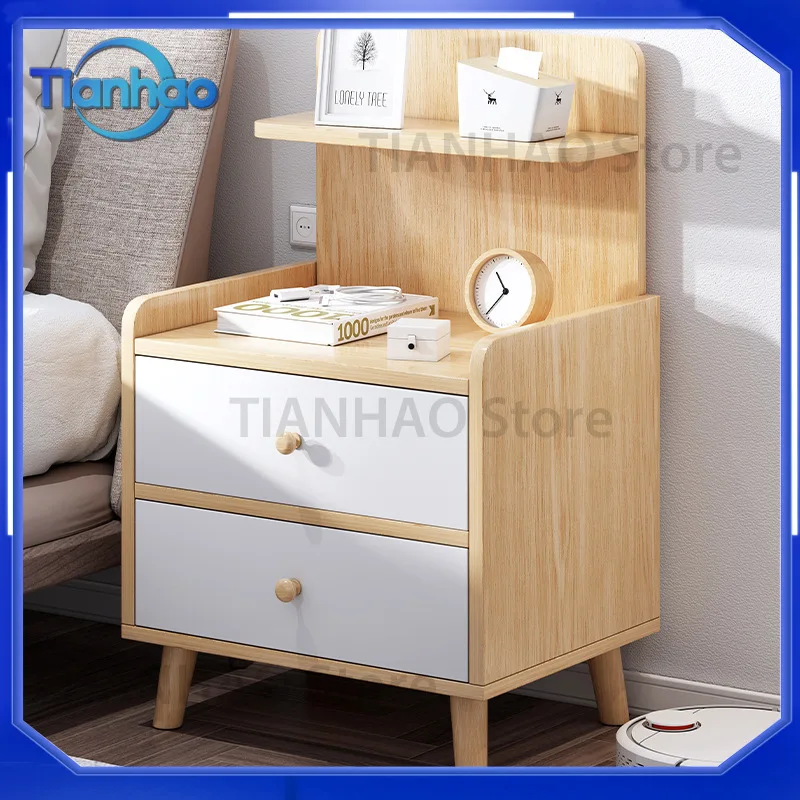 Mini Bedside Cabinet for Modern Bedroom Storage Simple Affordable Nightstand Compact Luxury Creative Bedside Chest