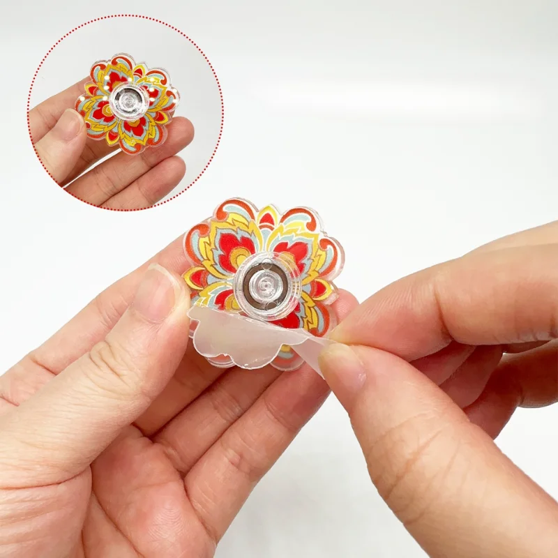 Kreatives Fingerspitzen-Gyroskop, buntes Graffiti-Spielzeug, Party- und Geburtstagsgeschenke für Jungen und Mädchen, lustiges Spielzeug, Fidget Spinner, 1 Stück