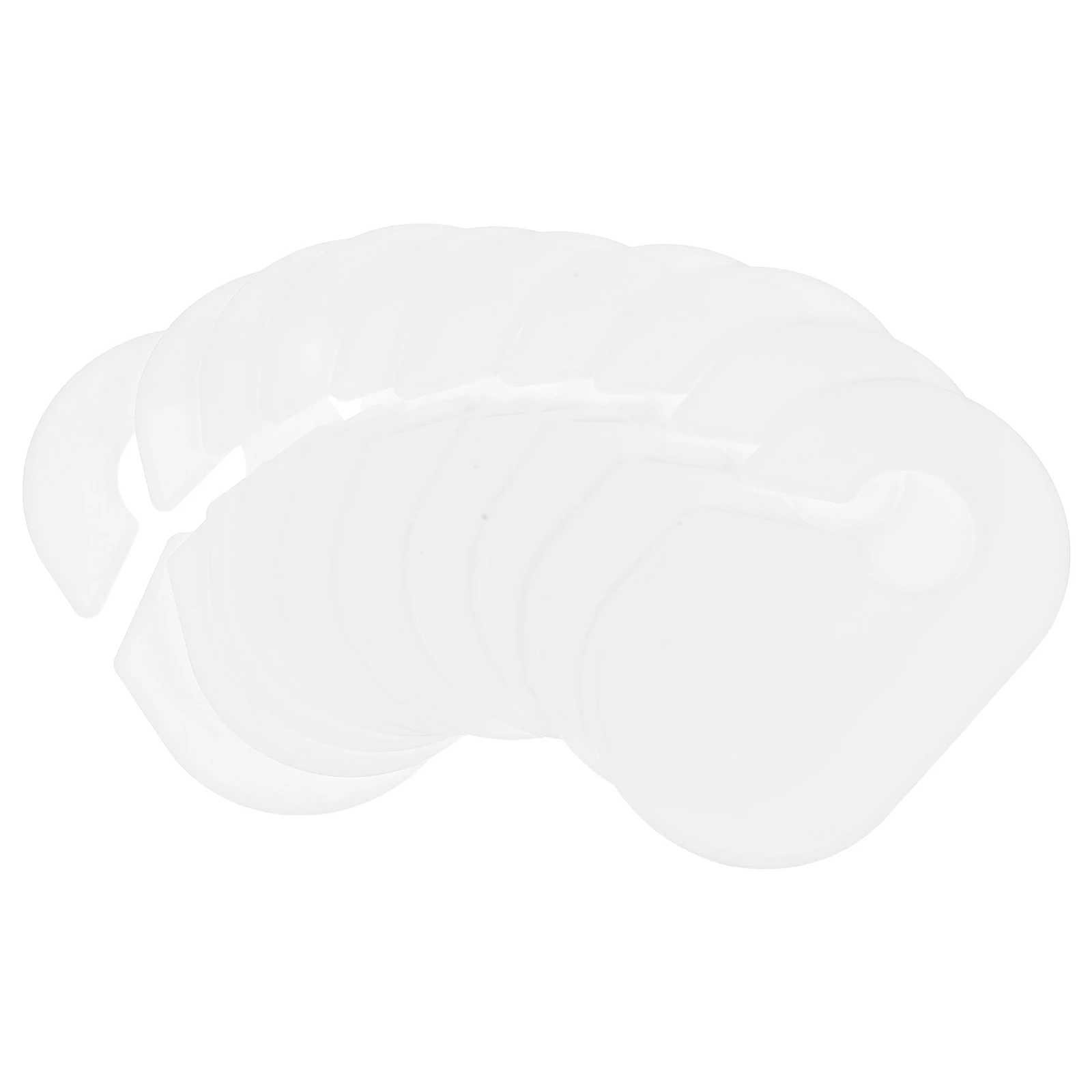 

10 Pcs Wardrobe Divider Closet Separator Clothes Hanger Size Markers Cabinet Pp Organizer for Kids Child