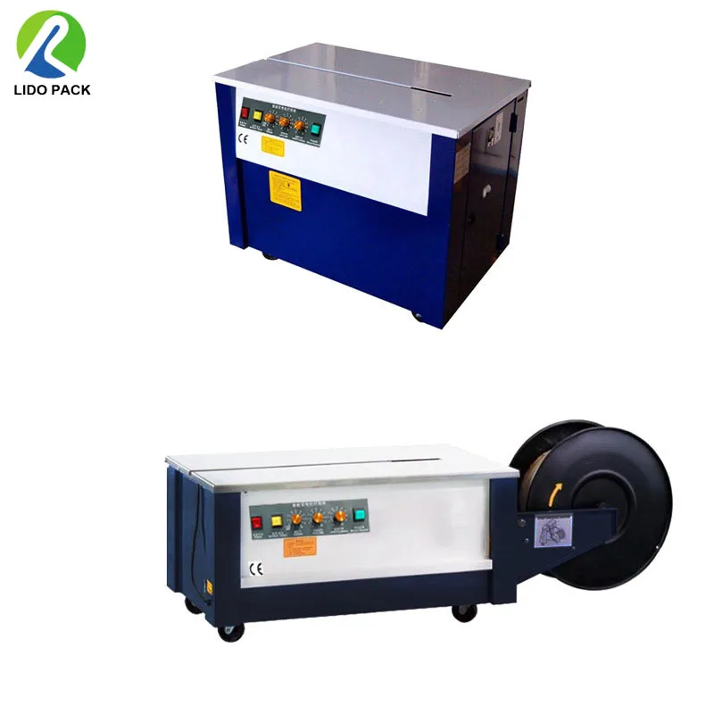 Semi Automatic Carton Box Bundle Wrapping Strapping Machine for Boxes PP Strap Packing Machine for Box