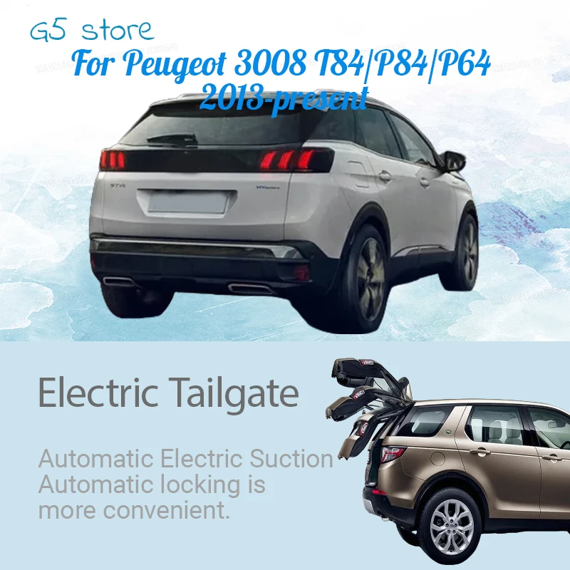 

Power Electrically operated Smart Automatic tailgate modification system For Peugeot 3008 T84/P84/P64 2013-present