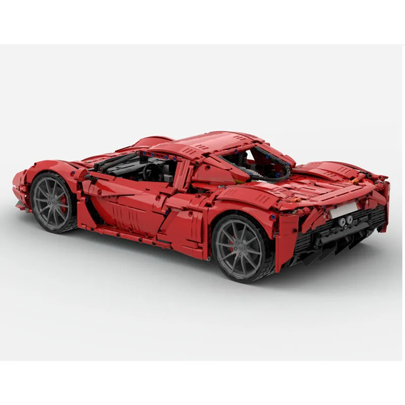 MOC-232744 New Classic Super Sports Car Building Block Model,3,499 Parts, Birthday Building Block Gift Toy for Boys and Children