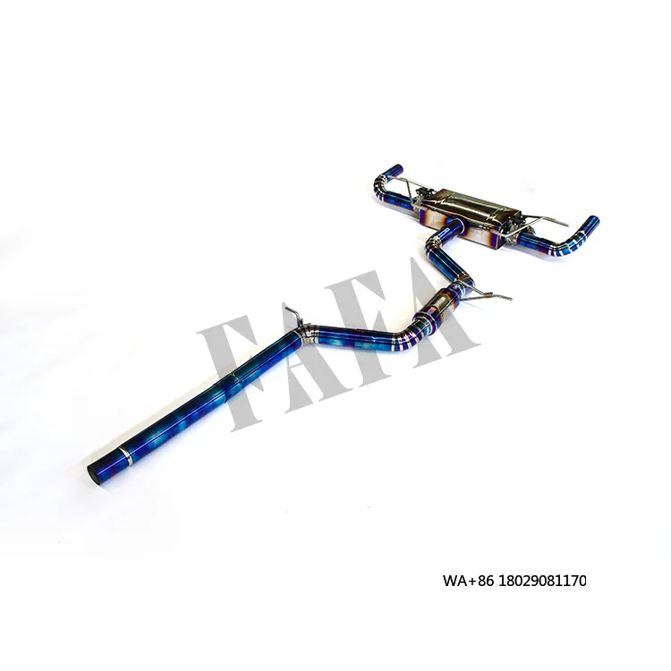 

For the 7th 7.5th 8th Generation GTI Exhaust System and the Tail Section Adds Sound Titanium Alloy Cat Back Exhaust Pipe