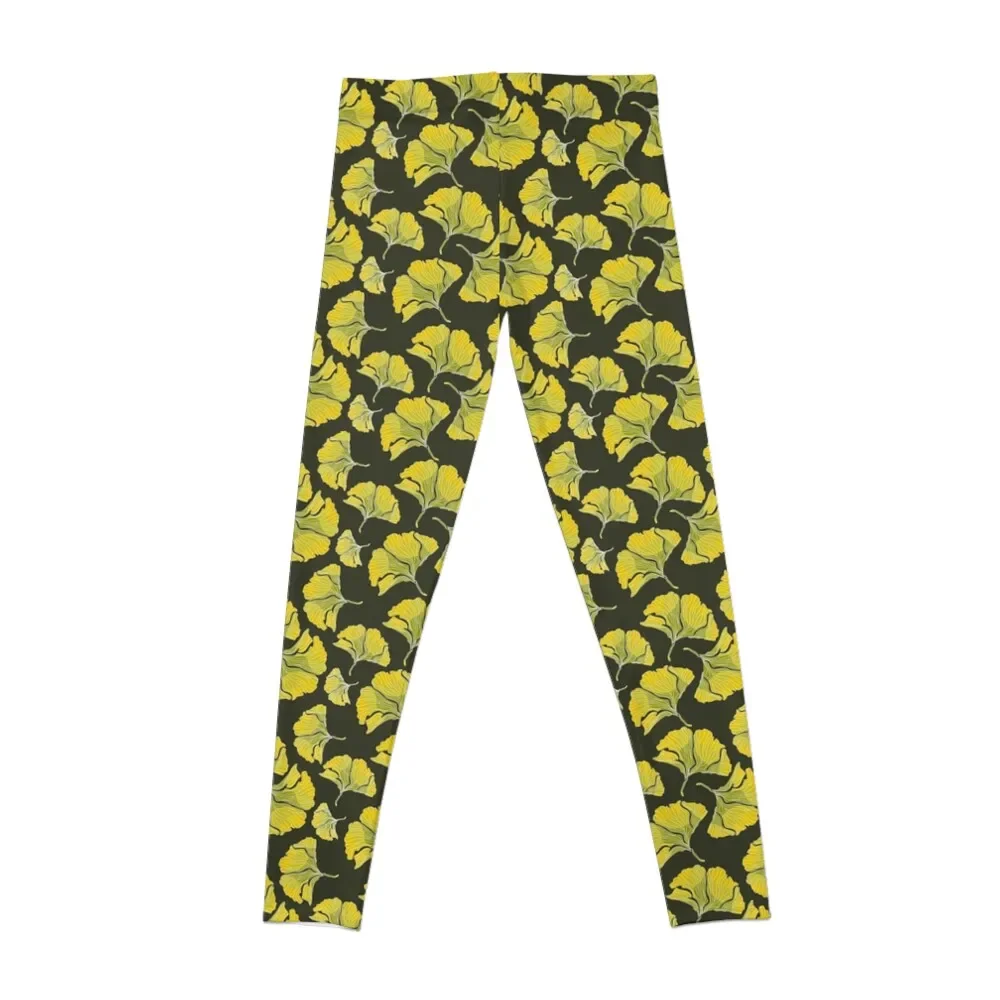 Ginkgo leaves Leggings Women sportwear sport pants Womens Leggings