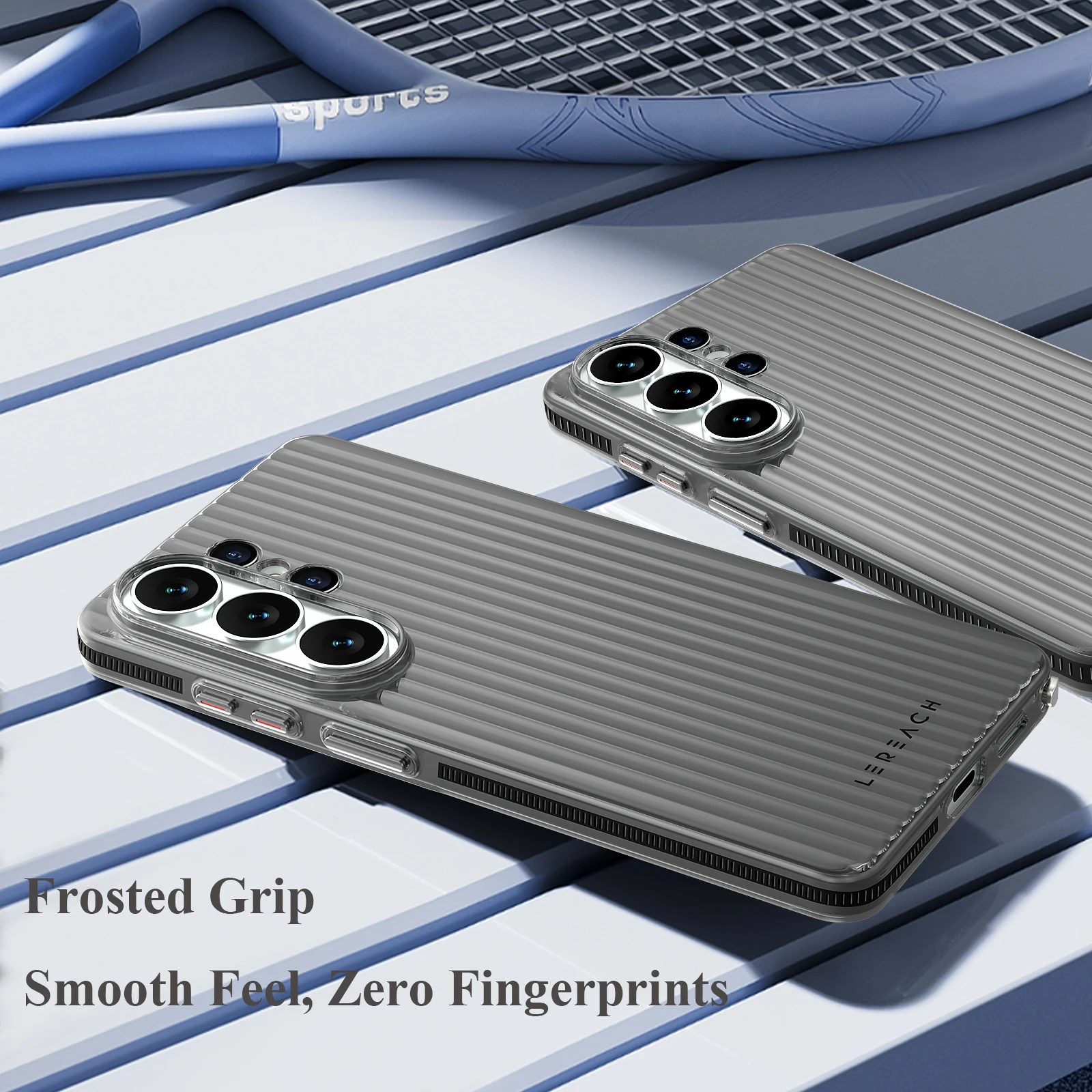 Etui na telefon Lereach do Samsung Galaxy S26 Ultra S26+ S26 Plus, karbowane, matowe - antypoślizgowe, smukłe, odporne na odciski palców. — zdjęcie produktu 3