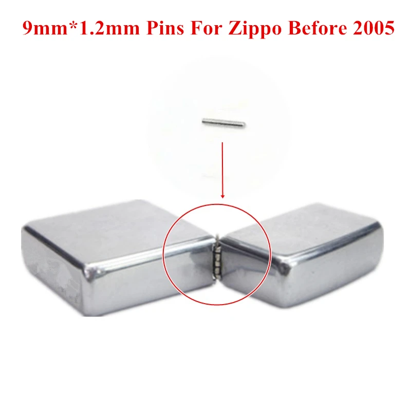 100 sztuk/partia 8mm i 9mm wymienne zawiasy ze stali nierdzewnej do zapalniczki Zippo Out Case Link akcesoria naprawcze hurtowo