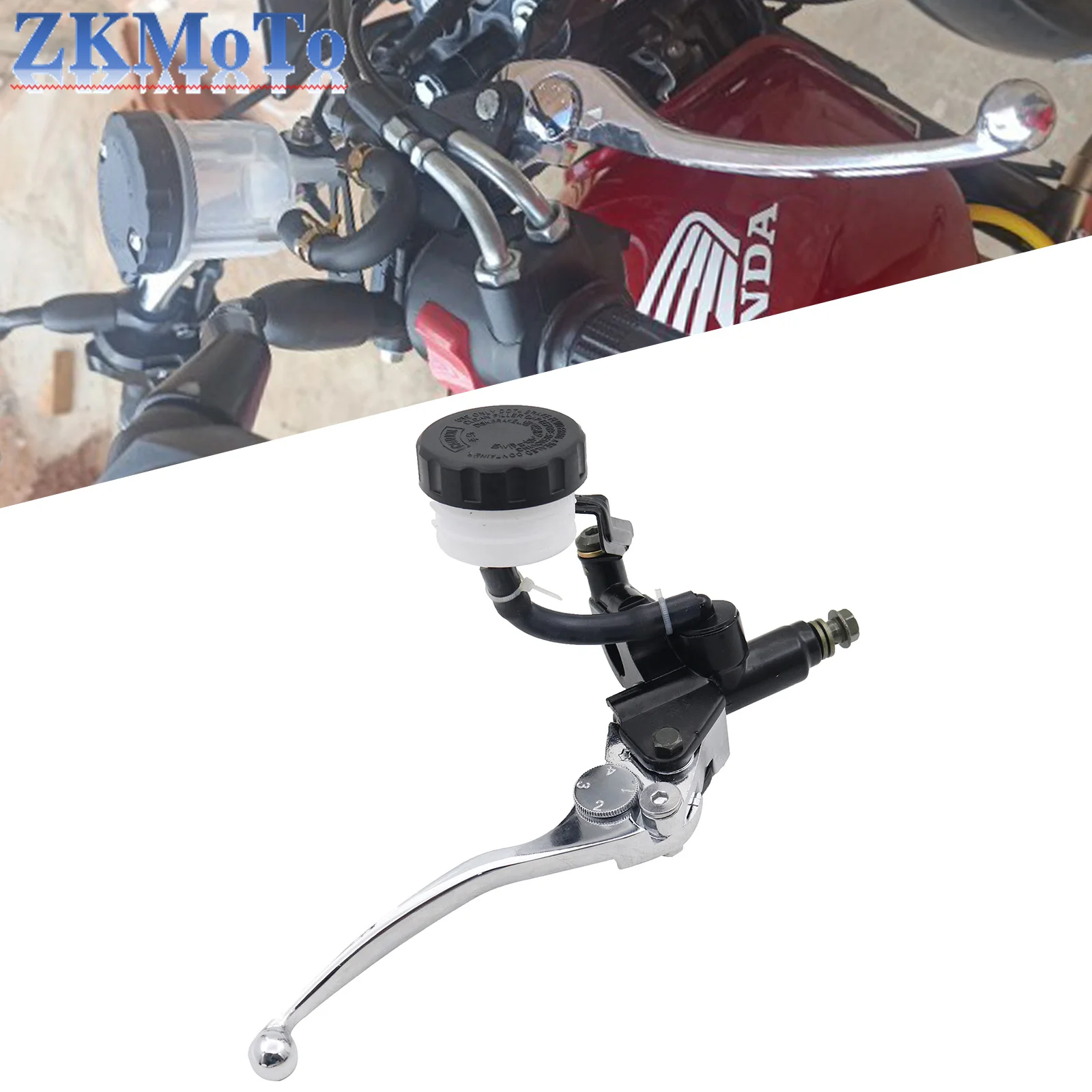 22mm Motorcycle Front Brake Hydraulic Brake Main Upper Pump For KAWASAKI Ninja ZZR250 ZZR400 ZZR600 ZX250 ZX400 ZX600 1990-2009