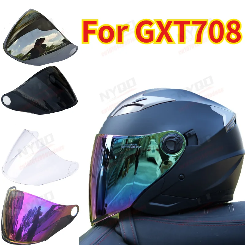 

GXT708 Motorcycle Helmet Visor, Multiple Colors Available, Replacement Lens for 708 Helmet dedicated.