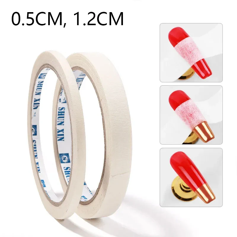 

1 PC Creative Double Nail Stickers Adhesive Glue Tape 0.5cm / 1.2cm DIY For False Nails Manicure Nail Art Decoration Tools