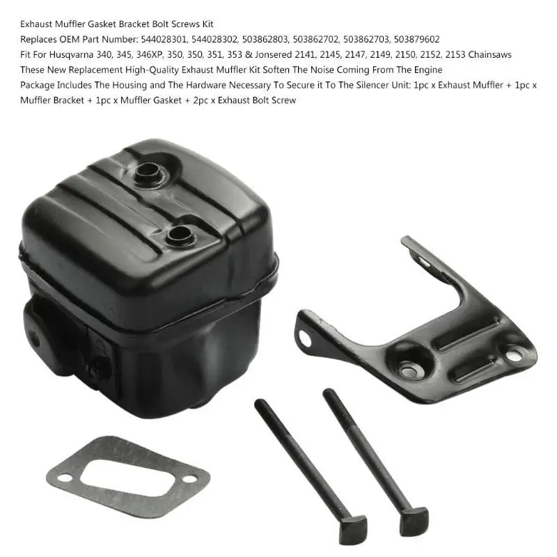 أجزاء R9UF بأسعار معقولة، حزمة جديدة من كاتم صوت العادم لبراغي دعامة الحشية لـ 351 #5