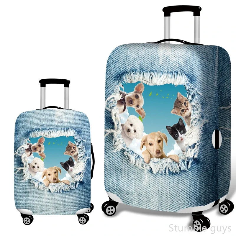 

Stretchy Luggage Protective Cover Dustproof Durable Elastic Suitcase Sleeve Must-Have Travel Accessory All Trips