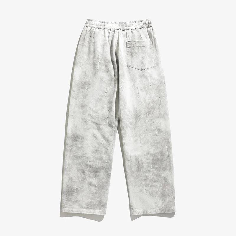 Casual Pants Men's Outdoor Travel Trousers Elastic Drawstring