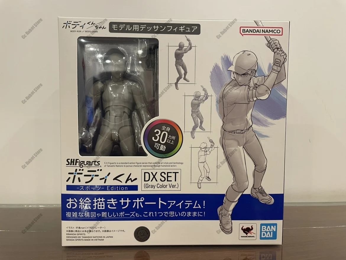 

New Stock Original BANDAI S.H.Figuarts SHF Body Chan Kentaro Yabuki Edition DX SET Action13cm Dx Set Gray Color Ver Action Toy