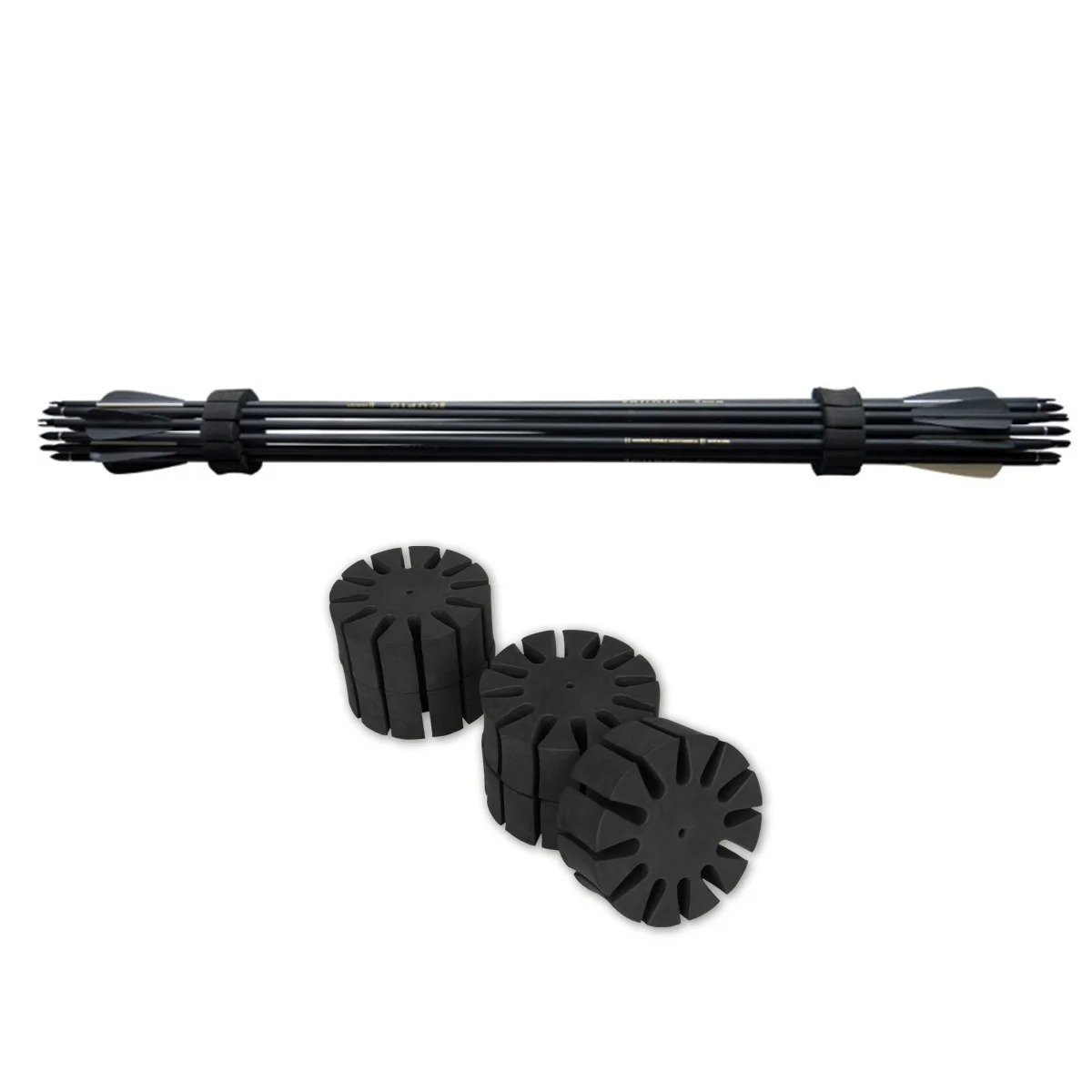 

5Pcs Eva Sponge Arrow Separator Round Rack Arrow Holder Archery Accessories Durable Lightweight Protect Hunting Shooting