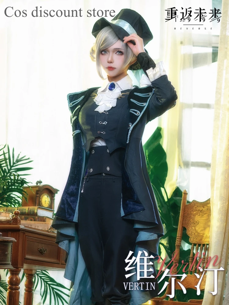 Vertin Cosplay Costume Game Reverse 1999 Anime Women Fashion Uniform Role Play Clothing Halloween Costumes Comic-con Party Suit