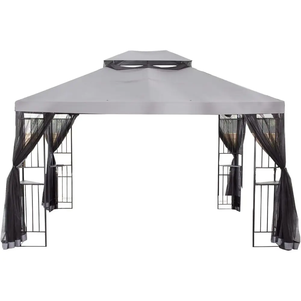 

Серый сменный верхний чехол для беседки 10x12 футов - подходит для модели Easy Assembly - RipLock 350