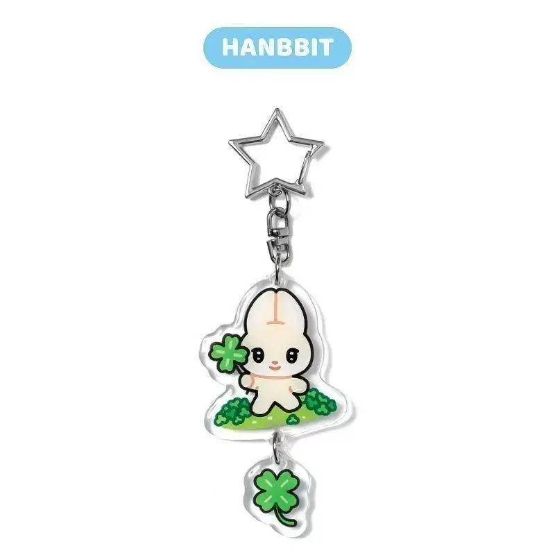 Men's Singing and Dancing Group Acrylic Keychain Cartoon Cute Pendant Key Chain Bag Accessory Fan Fashion Support Birthday Gifts