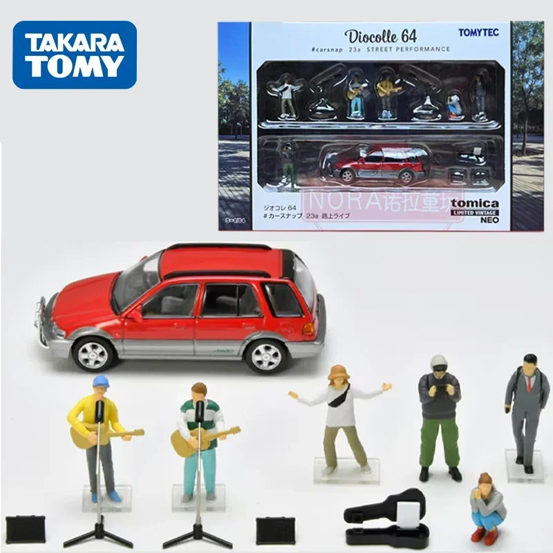 

TAKARA TOMY TOMYTEC Tomica 1/64 TLV CarSnap 23a HONDA CIVIC Touring Car Street Band Alloy Toys Motor Diecast Metal Model Gifts