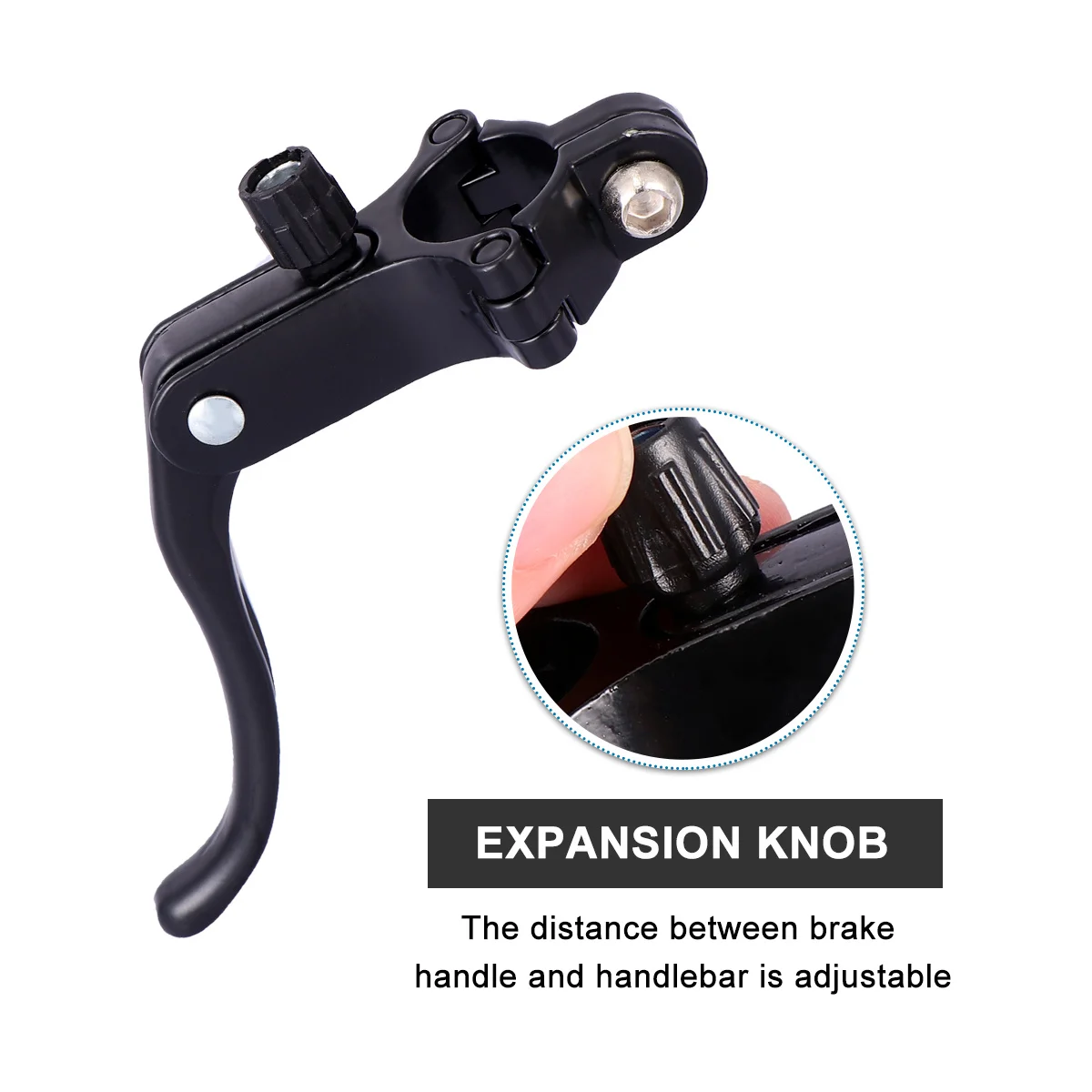 1Pair Sturdy Aluminum Alloy Bike Brake Lever Safety in Urgent Occasions Easy Install Black Bike Brake Lever Brakes