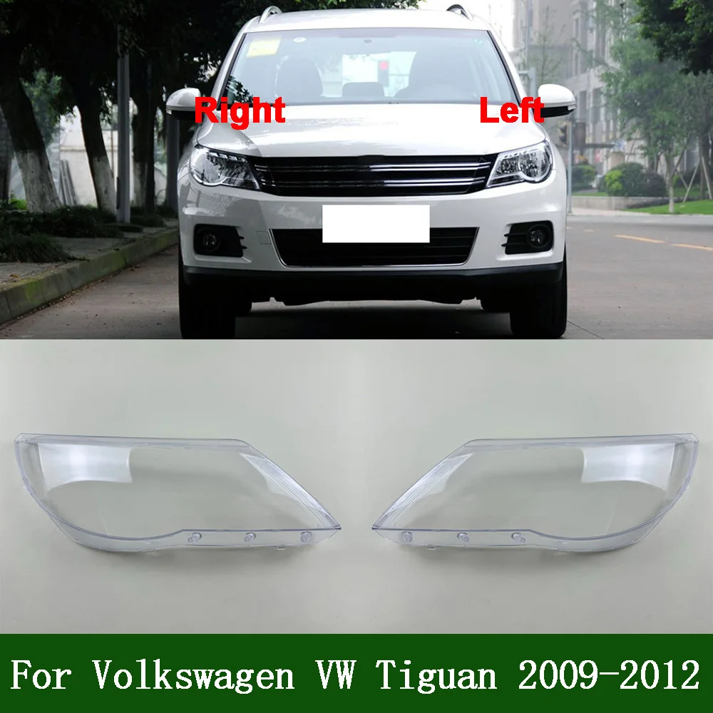 

Transparent Headlamp Shell Lampmask Lamp Shade 2009-2012 For Volkswagen VW Tiguan Headlight Cover Replace The Original Lampshade