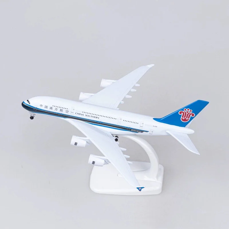 Model Airplane 20cm A380 China Southern Airlines Airbus 380 Airways Airlines Metal Alloy Plane Model Diecast Aircraft & Landing