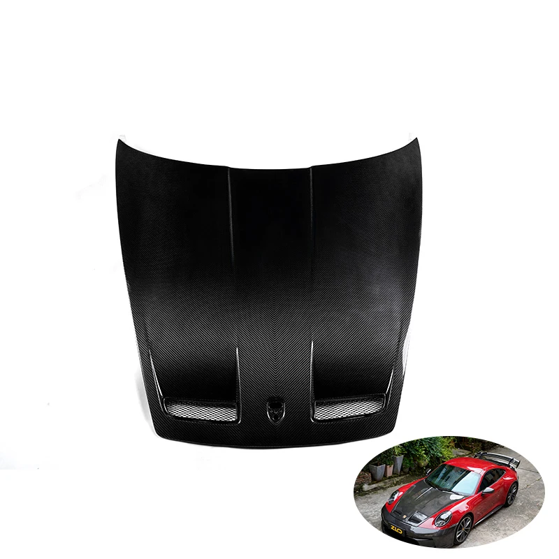 

2019+ Car Accessories Dry Carbon Fiber GT3 Front Engine Hood For Porsche 911 992 Carrera CarreraS Bonnet