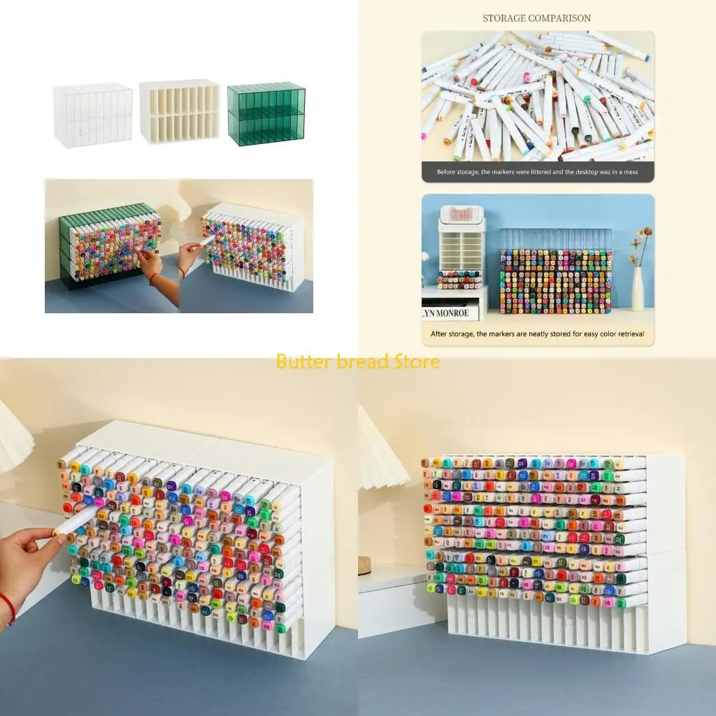 W89C Marker Large Capacity Desktop Marker Holder School Supplies