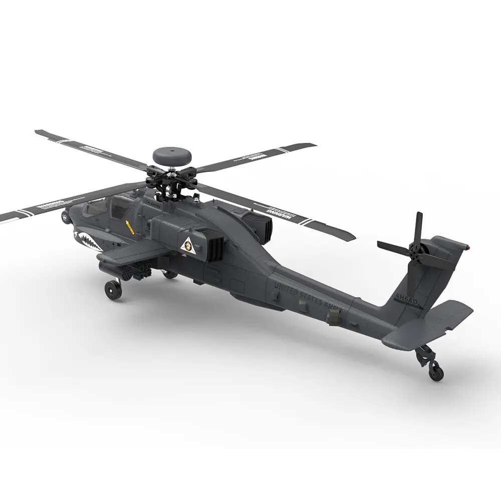 YXZNRC F11-S 1:32 AH-64 Apache Scale 2.4G 6CH GPS Altitude Hold Optical Flow Positioning 5.8G FPV Camera RC Helicopter