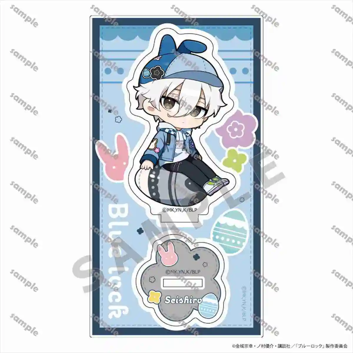 Support en acrylique avec serrure bleue, dessin animé Isagi Yoichi Nagi Seishirō Mikage Reō, accessoires de Collection, figurine, ornements de bureau, cadeau