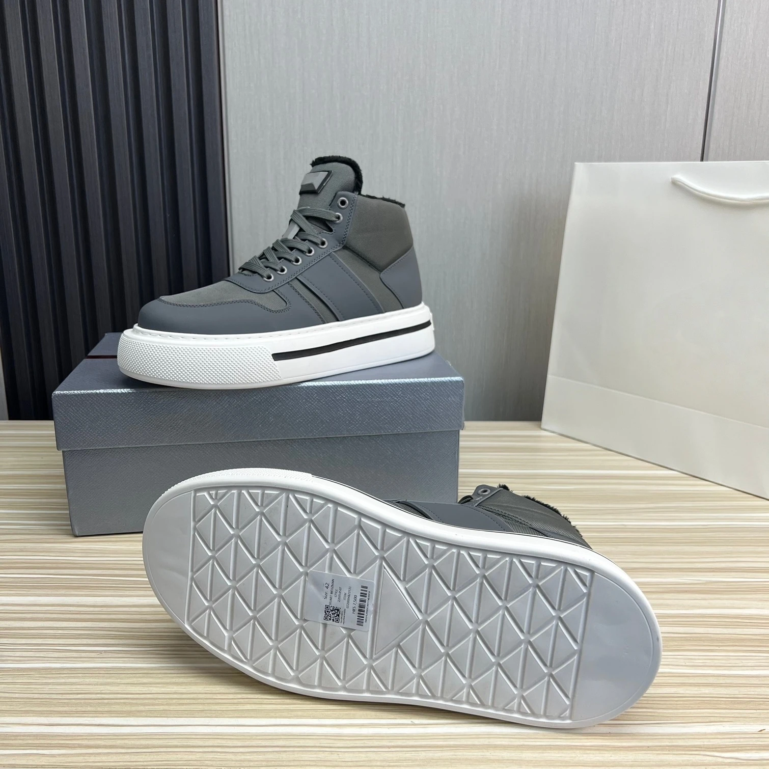 Holiday Gifts Luxury Brand Casual Sneakers Handmade Autumn Winter Men's Shoes Top Grain Leather Sport Shoes Hiking Ankle Boots