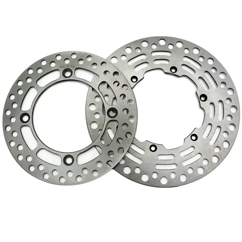 Motorcycle Front & Rear Brake Disc For Suzuki DR250 DR350 Dejbel (SJ45A/DOHC) DR 250 350 1998-1999 Steel Brake Disc