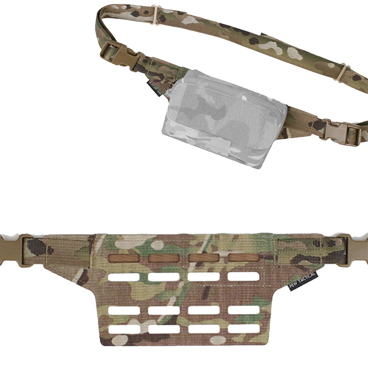 

AXL SLAP Waist Carrying Plate, Airsoft Paintball Tactical Fanny Pack Molle Base, Quick Release Custom Fanny Pack Base