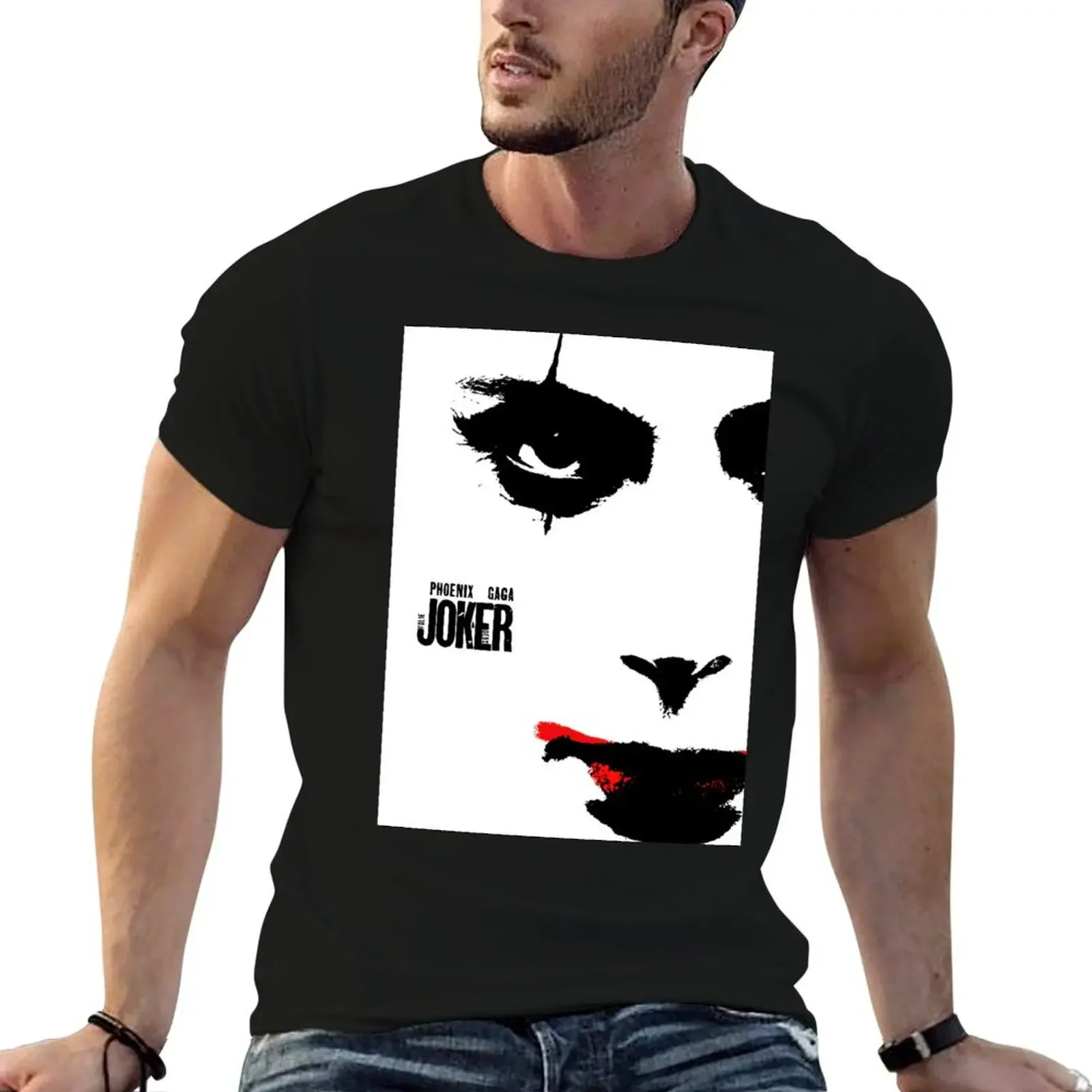 joker folie à deux fan made poster T-Shirt new edition tops t shirts for men graphic