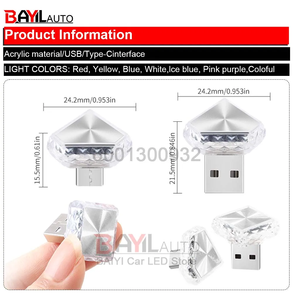ไฟกลางคืนแบบสัมผัส USB ไฟ LED สร้างบรรยากาศในรถยนต์ สำหรับการตั้งแคมป์ในป่า คริสต์มาส และฮาโลวีน ของขวัญสำหรับงานปาร์ตี้วันหยุด