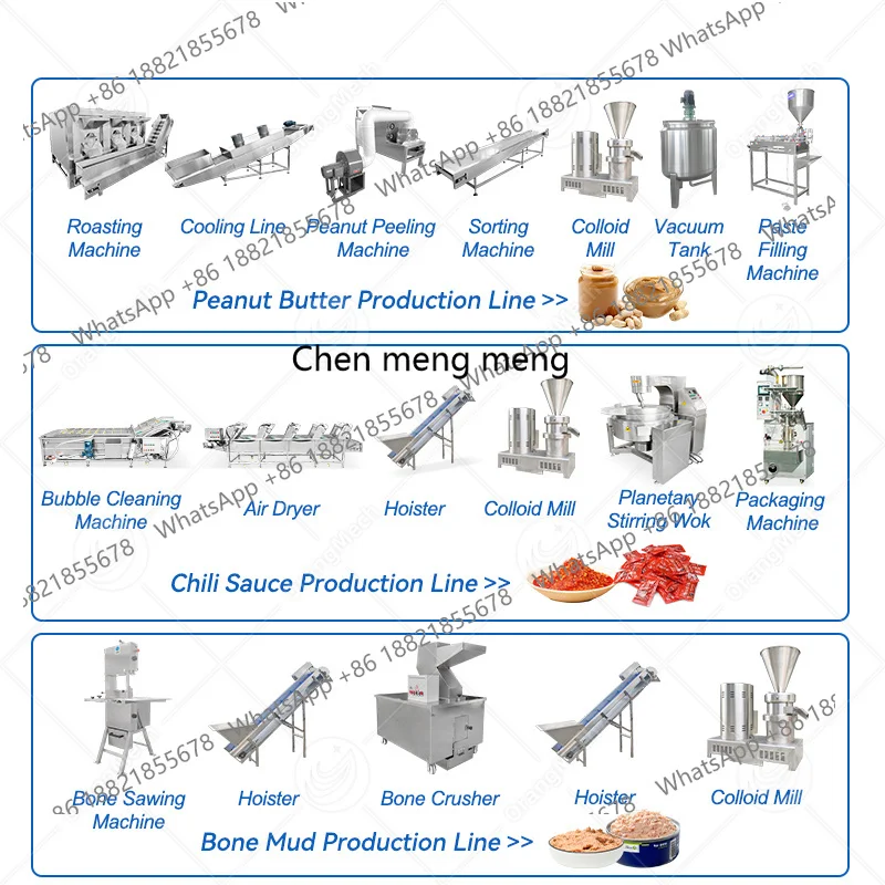 Moedor de cola de amêndoa multifuncional 300kg, pequena máquina industrial de polpa de manteiga de amendoim para venda