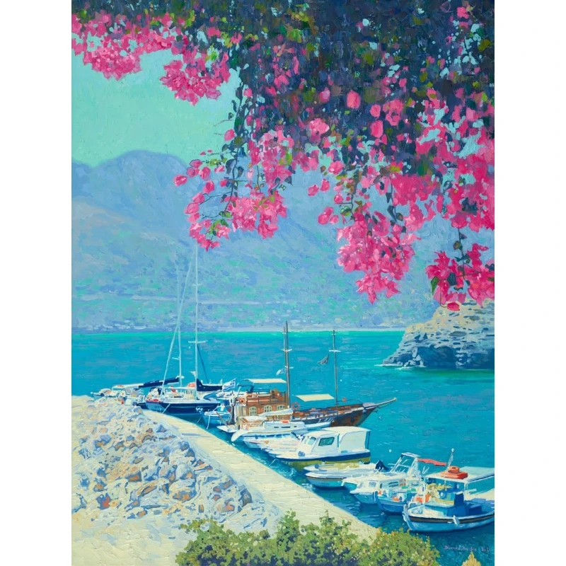 

5D Diamond Mosaic Port Warship Landscape Full Round/Square DIY Diamond Painting Complete Kit Home Decoration Gift