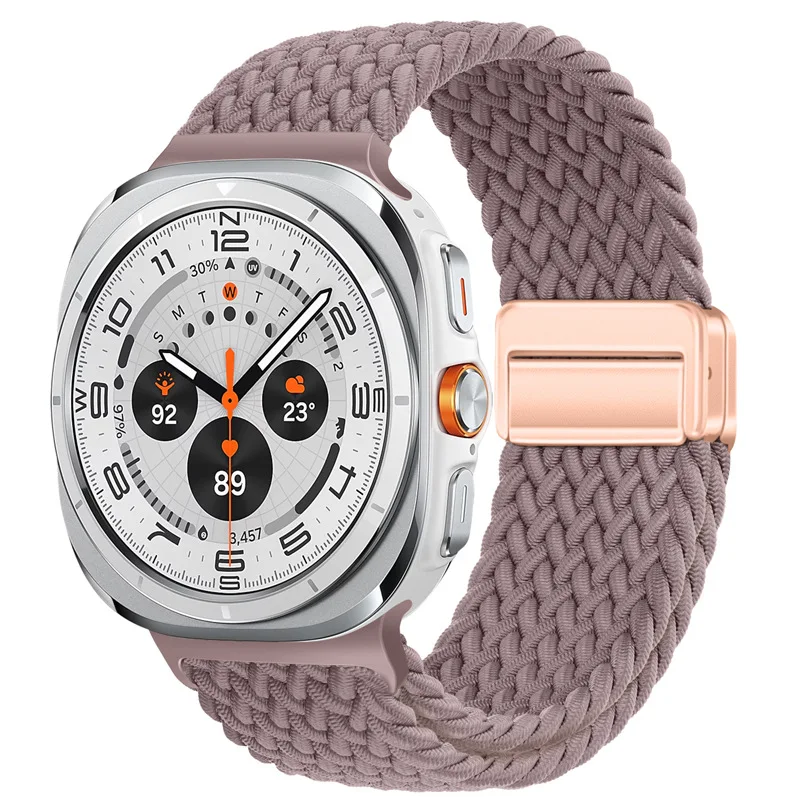 Magnetisches Armband für Samsung Galaxy Watch Ultra 47mm Correa Nylon Loop Armband für Samsung Galaxy Watch Ultra 2 Band Zubehör – Detail 3