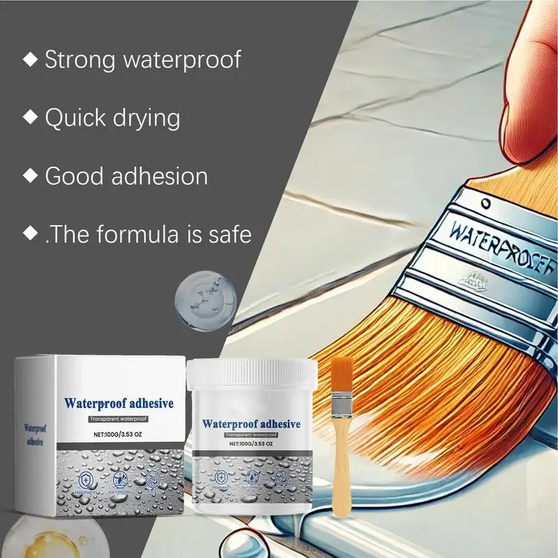 Concrete Glue Outdoor Waterproof Waterproofing Sealant Clear Waterproof Coating Sealant Invisible Waterproof Glue Practical