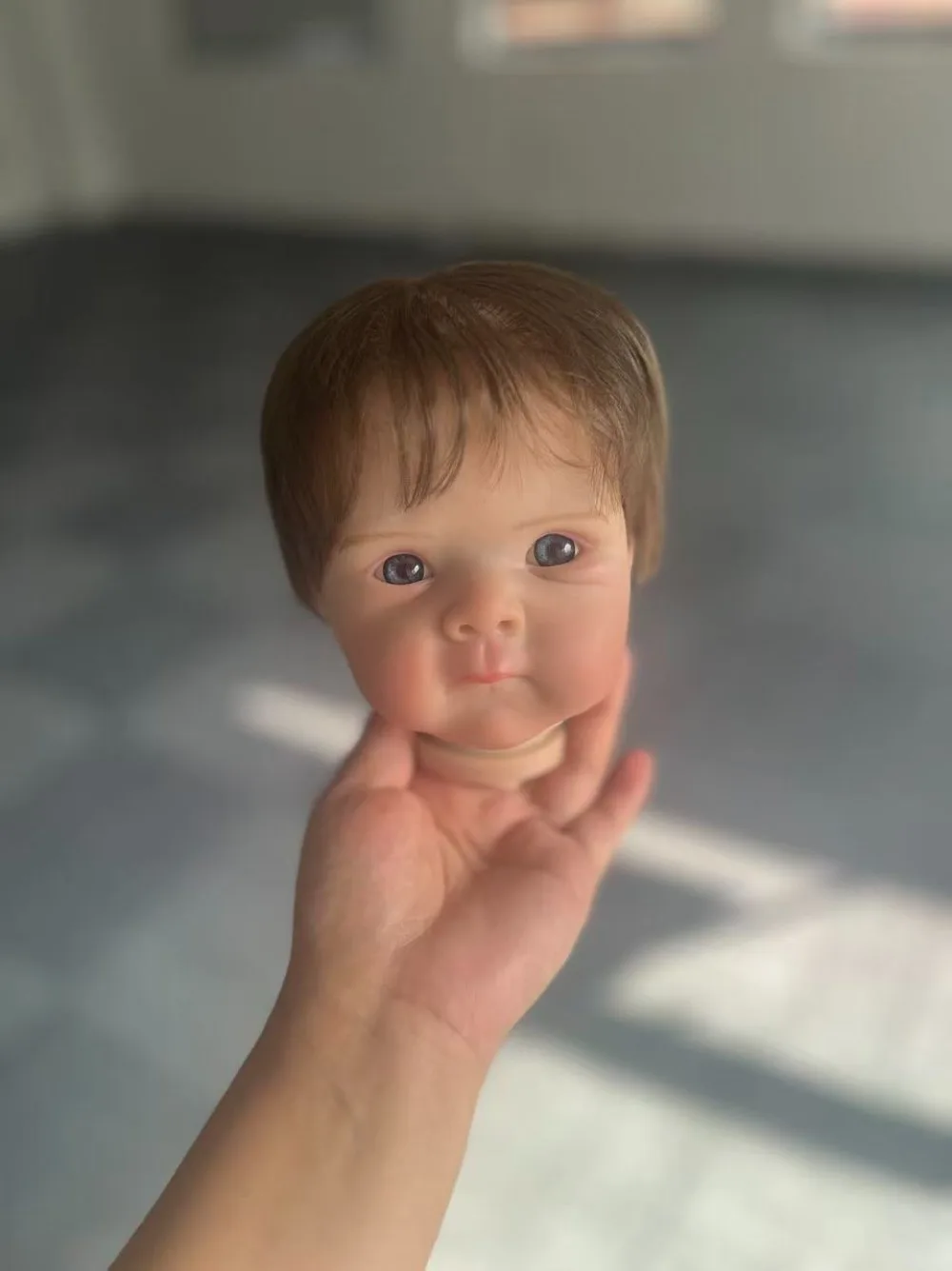 

18inch Already Painted Reborn Doll Kit Bettie Unfinished DIY Doll Parts 3D Skin with Visible Veins Kit Molde kit Bebê Reborn