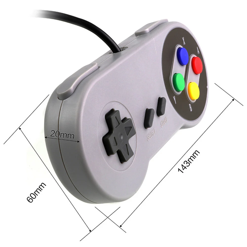 For Nintendo SNES Gamepad USB Controller Gaming Joystick For Nintendo SNES Game Pad For Windows PC MAC Computer