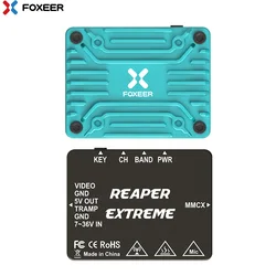 Foxeer 5.8G Reaper Extreme V2 2.5W 72CH VTX Pit/25mW/200mW/500mW/1.5W/2.5W 7-36V per FPV Drone a lungo raggio