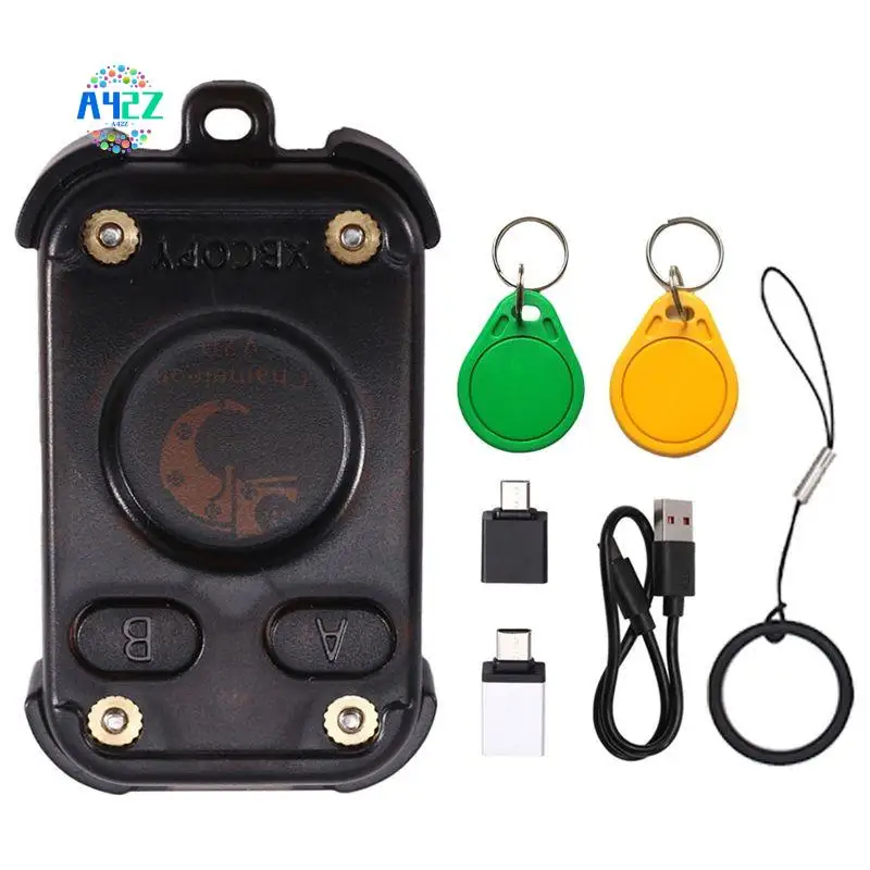 

A42Z-Chameleon V2.0 RFID Smart Chip Reader Emulator NFC Duplicator+2Xcuid Keychain 125K 13.56Mhz Card Decode Chameleon Ultra