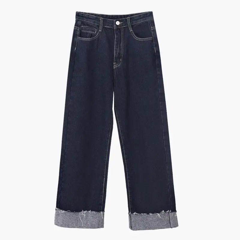 Spring and Autumn Collection Women's New Korean Style Stylish Skinny Suit Coat High Waist Jeans Two Piece Set Trendy