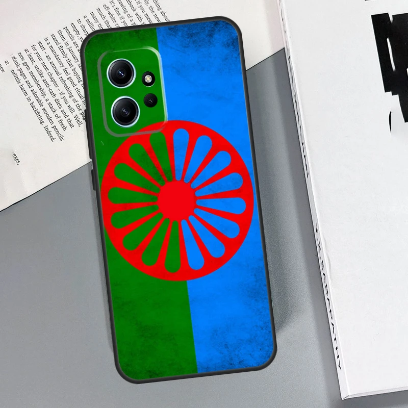 Gypsy Romani Roma Flag Funda For Xiaomi Redmi 12 9A 9C 10A 10C 12C Case Redmi Note 9 8 10 11 12 Pro 9S 10S 11S 12S