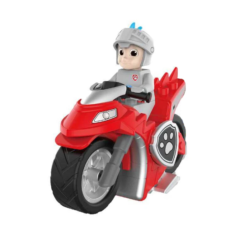 Paw Patrol Anime Figure Ryder Mashall Chase Skye Cartoon Model Rescue vehicle Block Castle Compatible Brick Figure Children Toys