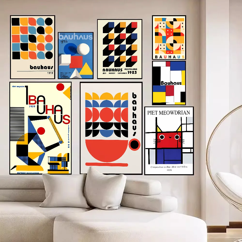 Abstract Piet Mondrian Classic Vintage Posters Vintage Room Home Bar Cafe Decor Nordic Home Decor