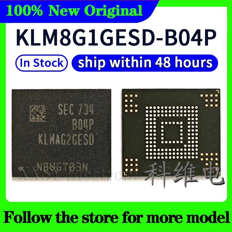KLM8G1GESD-B04P KLM8G1GETF-B041 W magazynie, wysyłka w 48 godzin