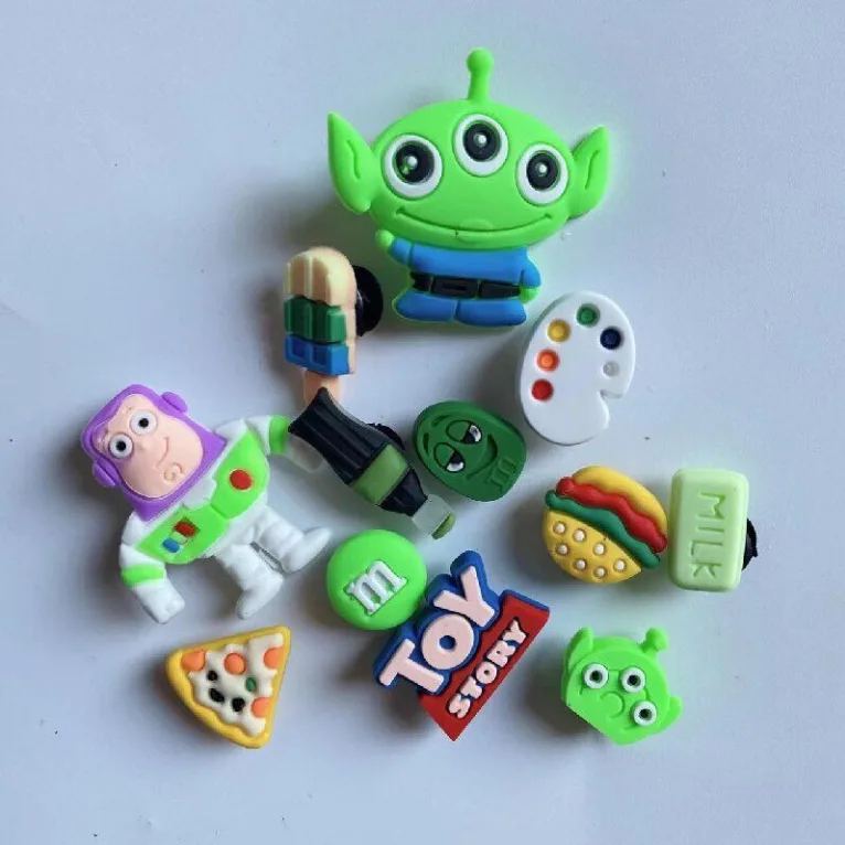 

Cute three eyed boy cartoon resin jewelry DIY shoe accessories decoration party gift