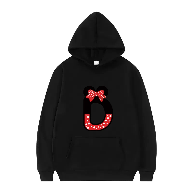 디즈니 미키 마우스 레터 프린트 여성 스포츠 스트리트웨어 패션 루즈핏 의류 풀오버 여성 저렴한 후드티 그레이 스웨트셔츠