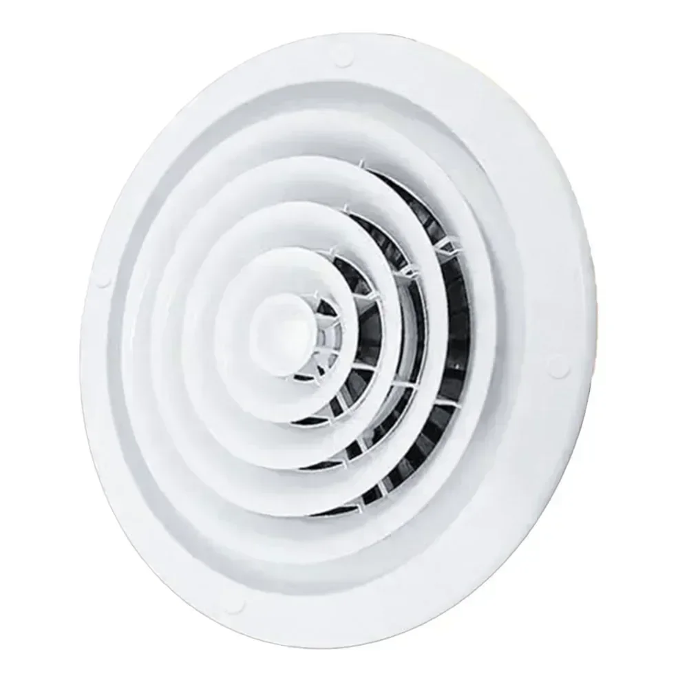 

For Office Use For Home Use Air Vent Grille Louver Grille Cover 270-300mm Opening Sleek White Color Secure Mounting